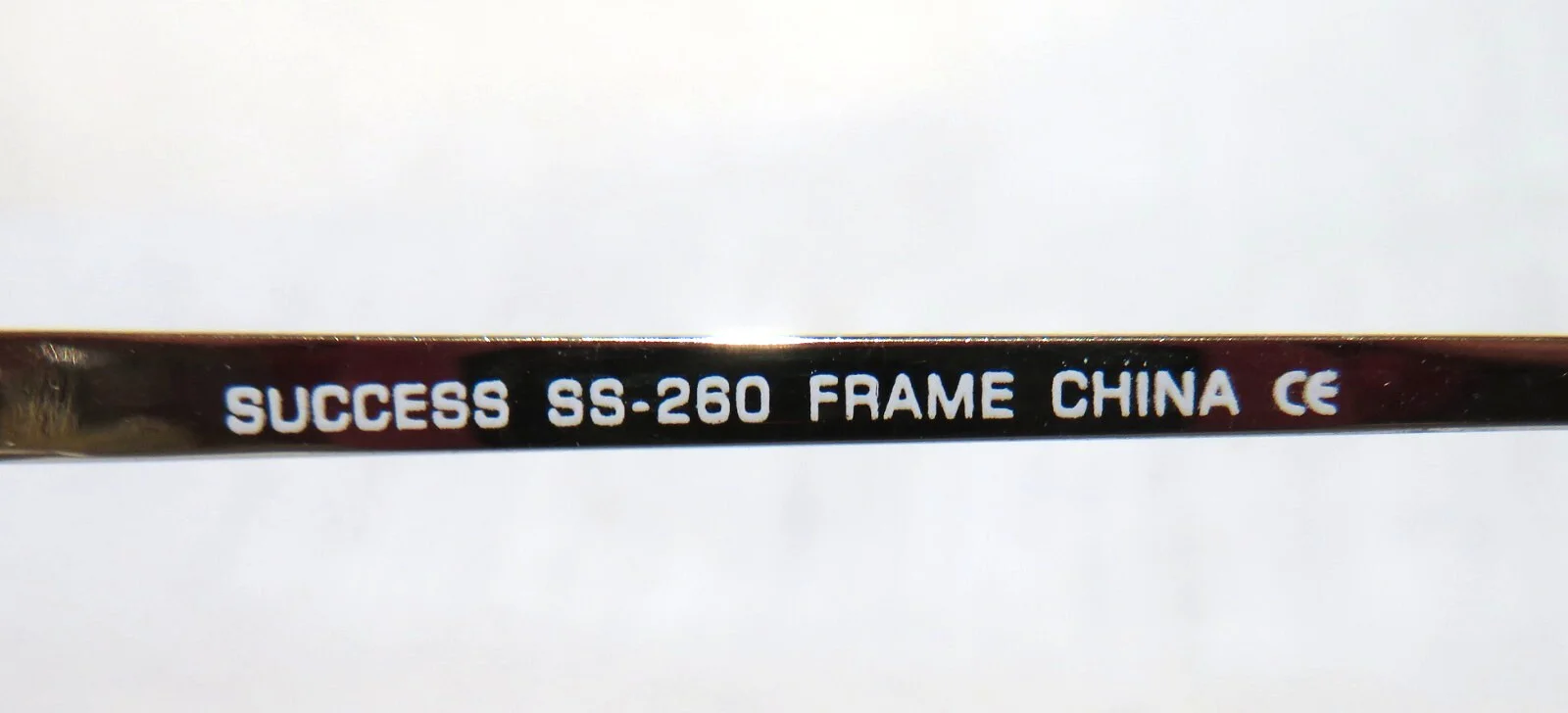 Success SS-260 Eyewear Frames 51-17-135 Y-Gold metal eyeglass / Sunglass 2